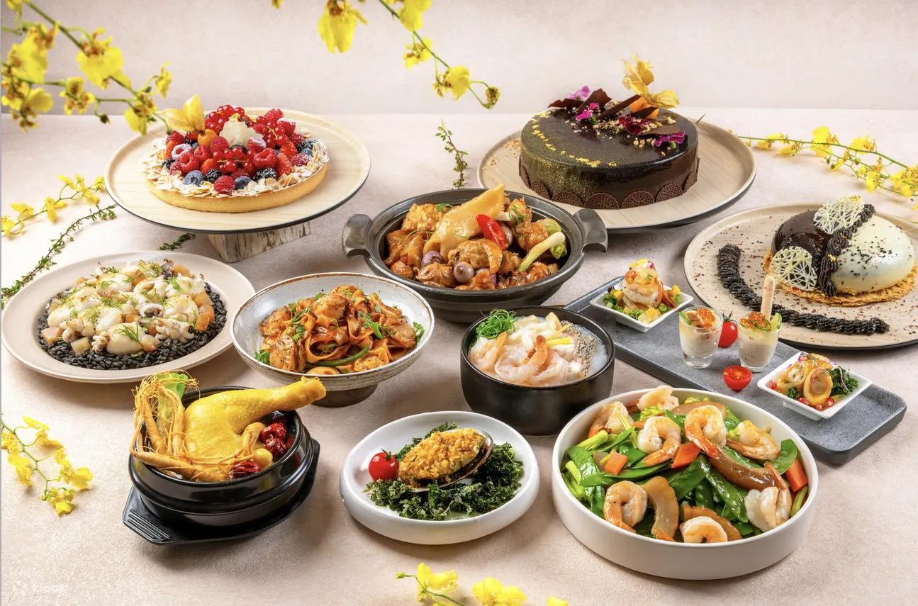 西貢WM酒店自助餐買一送一！再送牛油焗鮑魚！3小時嘆靚景 任食生蠔/刺身/炆魚肚花膠/燕窩甜品