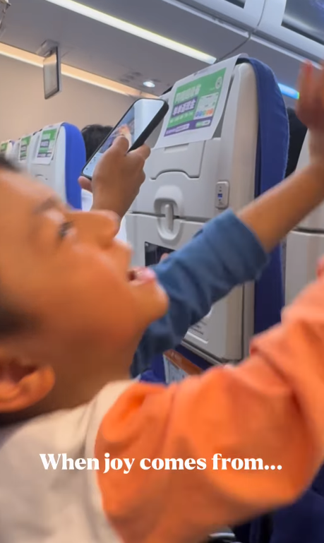 何雁詩搭飛機帶「天使仔仔」興奮拍凳被公審罵擾民 真相曝光網民唔敢再出聲