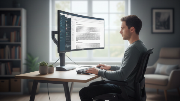 打工仔長期腰酸背痛？隨時係螢幕擺錯位　教你 5 招擺好個 Mon