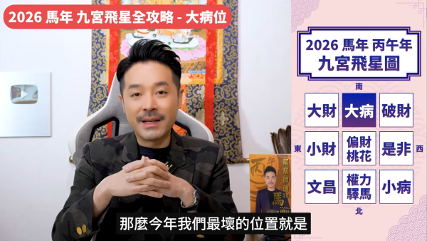 陳定幫風水佈局2026｜正南方五黃煞極惡！單靠金屬不夠力？師傅教自製「安忍水」化病化毒