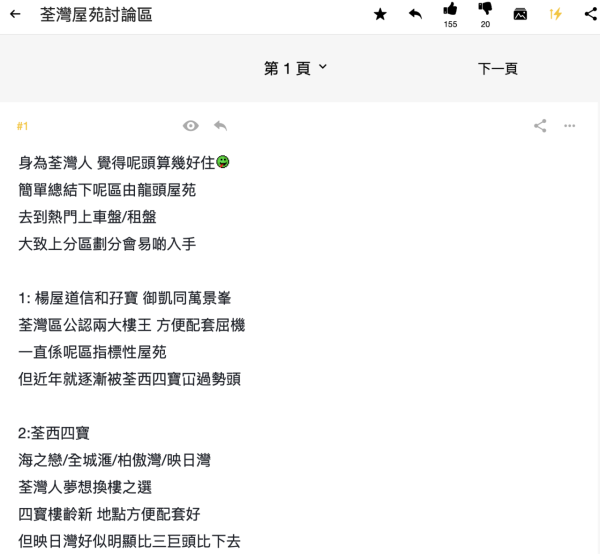 荃灣10大屋苑分區評測！網民封「宇宙中心」：呢帶樓齡新CP值最高