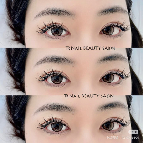 照片來源：小紅書@TR Nail 日式美甲美睫（南山萬象天地店）