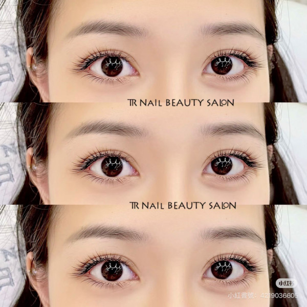 照片來源：小紅書@TR Nail 日式美甲美睫（南山萬象天地店）