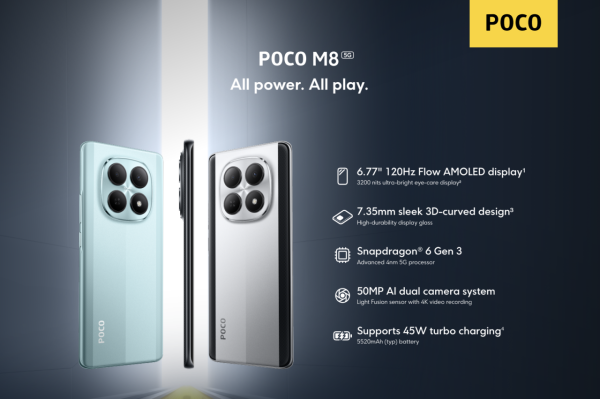 CP值超高 全新 POCO M8 5G 超抵買 一個方法即慳$200【原價 $1,699】