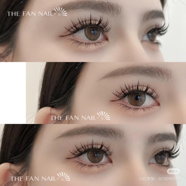照片來源：小紅書@THE FAN NAIL 日式美甲美睫（萬象天地店）
