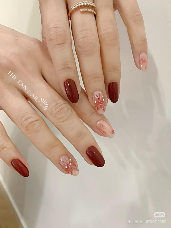 照片來源：小紅書@THE FAN NAIL 日式美甲美睫（萬象天地店）