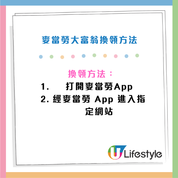 麥當勞全新50週年版Monopoly大富翁！下周起換購限量版桌遊 再送$40麥當勞現金券！附換購方法教學