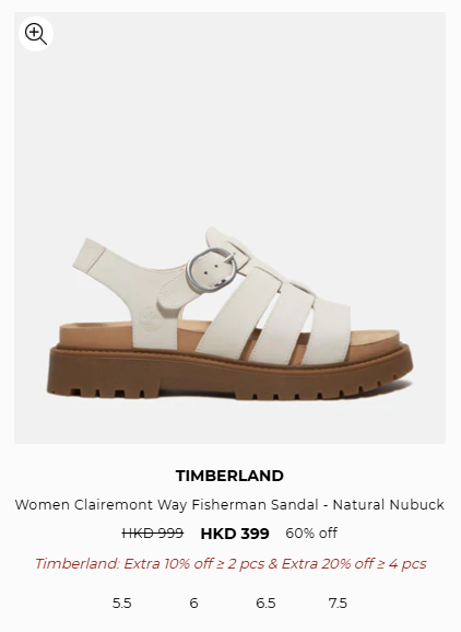 Timberland開倉低至3折！行山鞋勁減過千元！一連6日 運動鞋/短靴/帆船鞋/涼鞋$319起