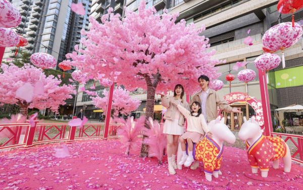 北角海濱「花見春之園」（相片由主辦單位提供）