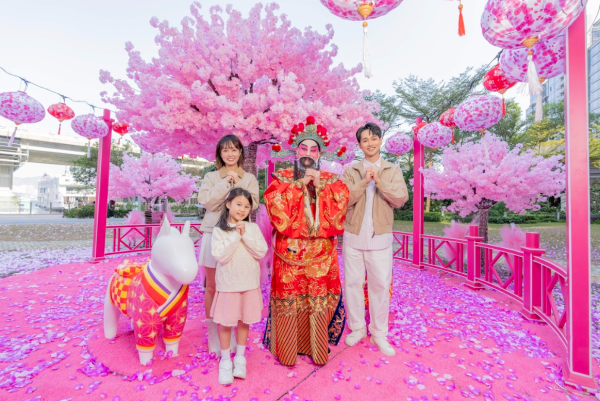 北角海濱「花見春之園」（相片由主辦單位提供）