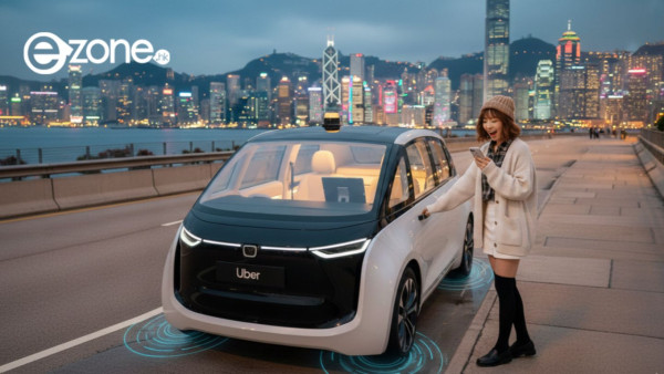 香港成亞洲首站！Uber 無人的士　料2026年內殺到