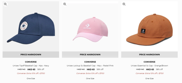 Converse新年開倉低至35折！最後2日！$198起買經典滑板鞋/厚底鞋/高筒鞋！