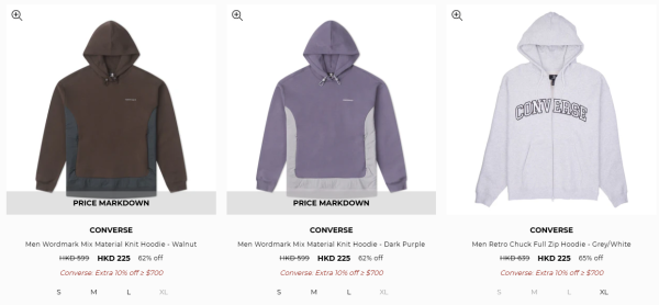 Converse新年開倉低至35折！最後2日！$198起買經典滑板鞋/厚底鞋/高筒鞋！