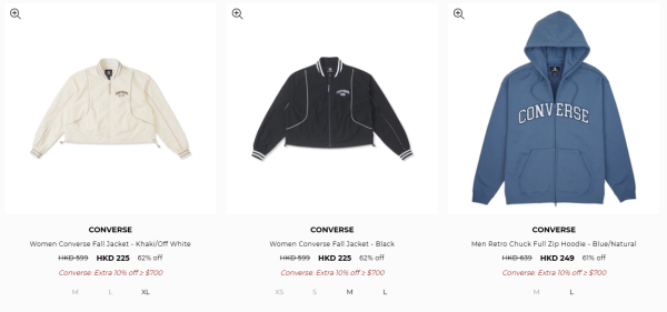 Converse新年開倉低至35折！最後2日！$198起買經典滑板鞋/厚底鞋/高筒鞋！