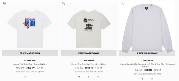 Converse新年開倉低至35折！最後2日！$198起買經典滑板鞋/厚底鞋/高筒鞋！