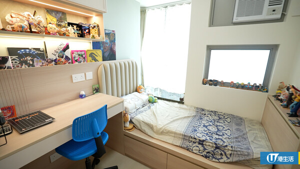 619呎堅尼地城海景3房 用傢俬/石膏板間房超慳位！玻璃摺窗/掩門打造半開放式廚房