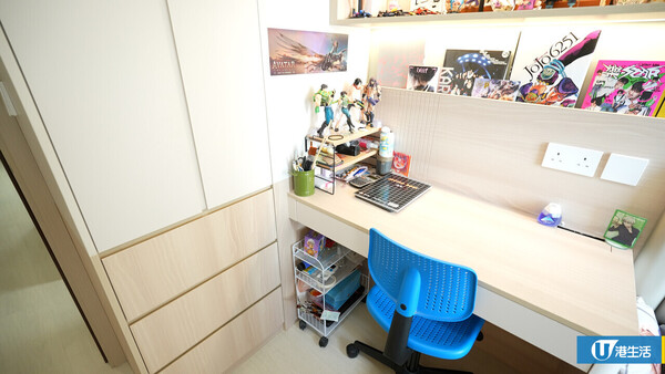 619呎堅尼地城海景3房 用傢俬/石膏板間房超慳位！玻璃摺窗/掩門打造半開放式廚房