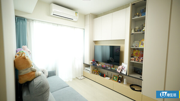 619呎堅尼地城海景3房 用傢俬/石膏板間房超慳位！玻璃摺窗/掩門打造半開放式廚房