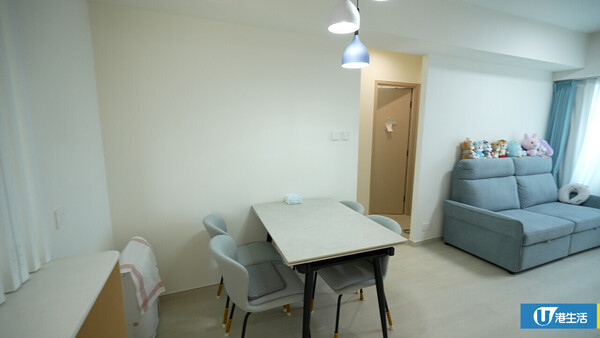 619呎堅尼地城海景3房 用傢俬/石膏板間房超慳位！玻璃摺窗/掩門打造半開放式廚房