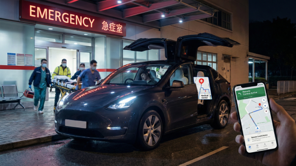 Tesla 自動駕駛救人一命！司機心臟病發失去意識　醫生：遲啲都救唔返
