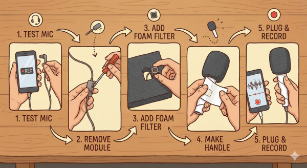 舊耳機先別急著丟！5招創意改造變神器　自製喇叭、收音咪超省錢