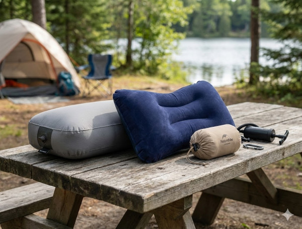 充氣枕頭 (圖片: AI)