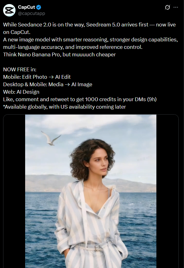 向 Nano Banana 挑機！國產 AI 製圖工具 Seedream 5.0 上線　兩者到底有咩分別？【附連結免費試玩】