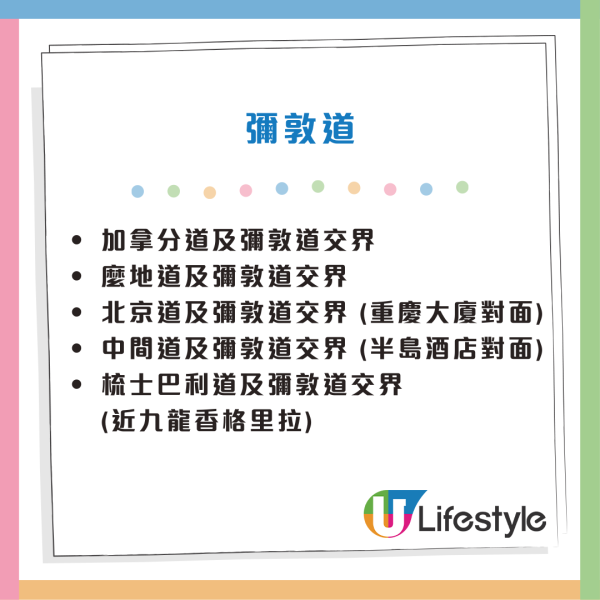 全新迪士尼主題路牌登場！廣東道/彌敦道/雪廠街等亮相！近30個打卡位置一文睇