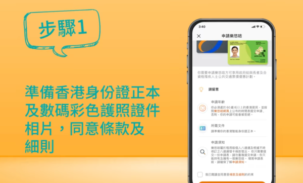 圖片來源:社會福利署 北上注意!「深圳旅遊神卡」港人申請全攻略:地鐵景點全免費、領津貼 再送大灣區健檢洗牙指南!