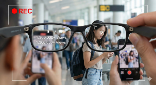 智能眼鏡淪偷拍工具　「男權網紅」戴眼鏡獵豔　千萬點擊背後反映甚麼？