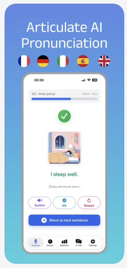 告別港式英語！ AI 發音 App 突發「終身版限免」支援多國語言、即時分析口音【$0買斷】