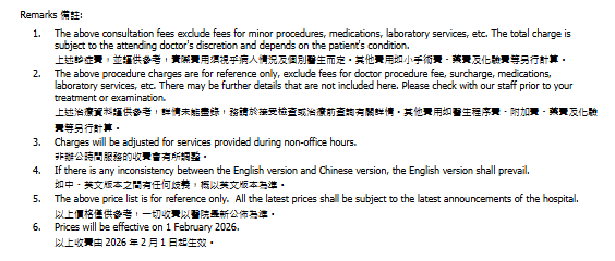 中大醫院急症減價！夜診減足2/3最平$400 藥費$180包3日 附收費表