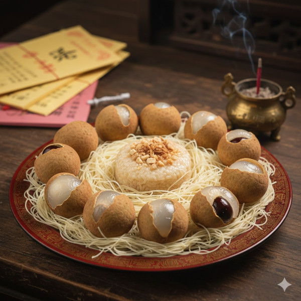 農曆新年2026開運｜台灣揭年初四食12粒龍眼開運法：剝掉霉運、月月圓滿 脫單求財必看！