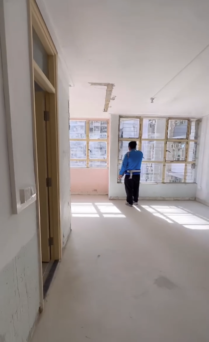 典型和諧式設計,雖然交樓時略顯殘舊,但勝在間隔方正、採光極佳。圖片來源:Facebook@香港公營房屋討論區