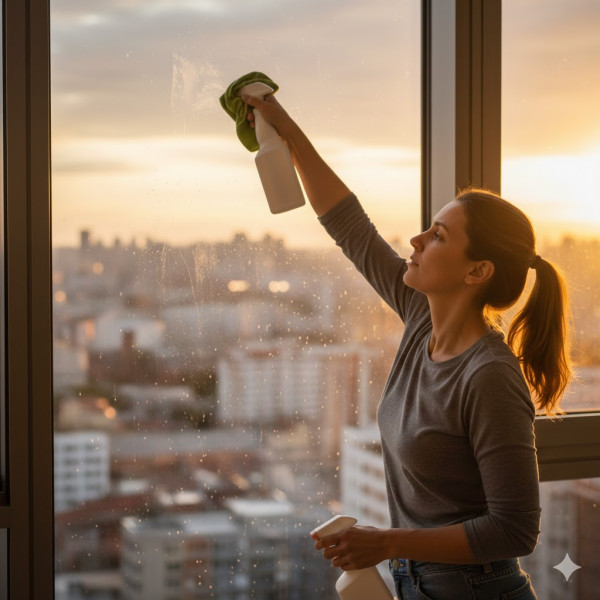 新年大掃除|過勞與皮膚炎成另一隱形風險。圖片來源:AI示意圖