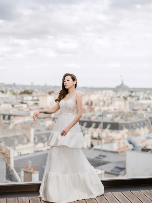 43歲女藝人無預警宣佈結婚喜訊！IG晒巴黎鐵塔婚照：我的新篇章開始