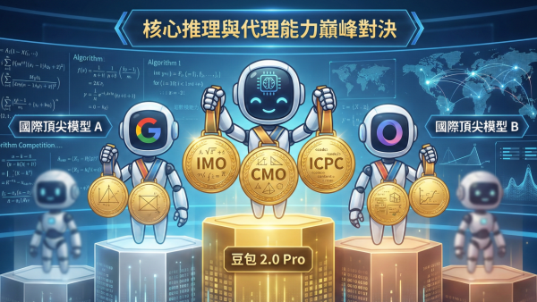 推理能力拍得住奧數金牌得主？國產 AI 豆包 2.0 震撼發布　性能對標 Gemini、ChatGPT！【附連結免費試玩】
