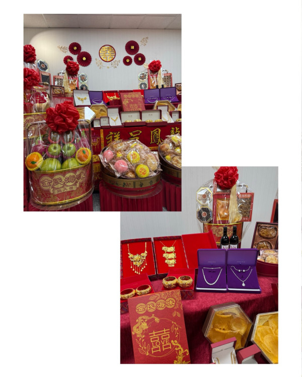 前TVB咪神過大禮排場奢華晒驚人財力！金器堆滿屋巨型流星錘龍鳳鈪粗過手臂