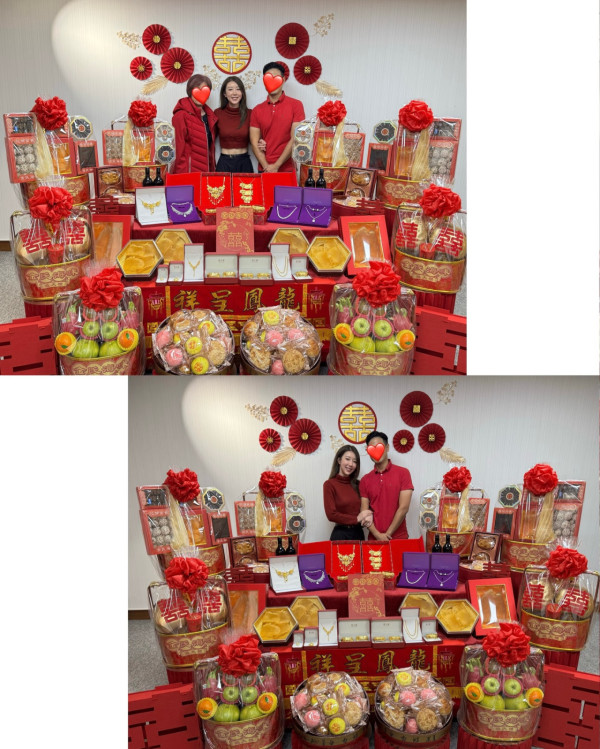 前TVB咪神過大禮排場奢華晒驚人財力！金器堆滿屋巨型流星錘龍鳳鈪粗過手臂