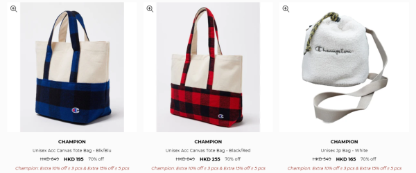 Champion開倉優惠劈價低至3折!倒數3日最平$90入手!精選多款男女裝折上折