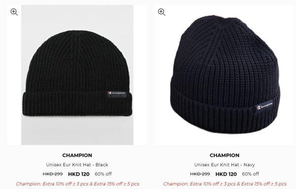 Champion開倉優惠劈價低至3折！倒數3日最平$90入手！精選多款男女裝折上折