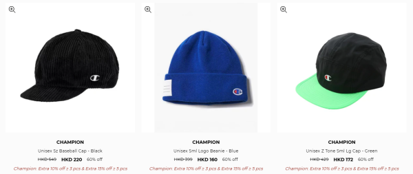 Champion開倉優惠劈價低至3折！倒數3日最平$90入手！精選多款男女裝折上折