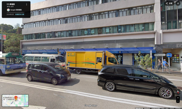 10大幸運投注站︰大埔廣福道（圖片來源︰Google Maps截圖）