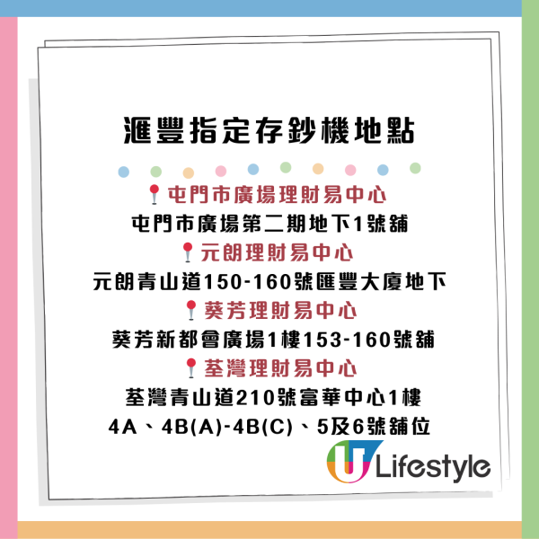 滙豐存鈔機接受$20、$50紙幣！利是錢輕鬆存入銀行！一文即睇全港8大指定地點