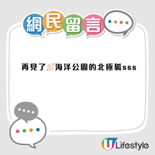 海洋公園最後北極狐「小高」離世！展館宣佈關閉網民不捨：盤點6大已故動物