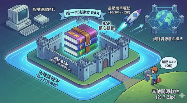 個個都唔買點賺錢？WinRAR 永續「40日試用期」 原來官方默許用戶「白嫖」