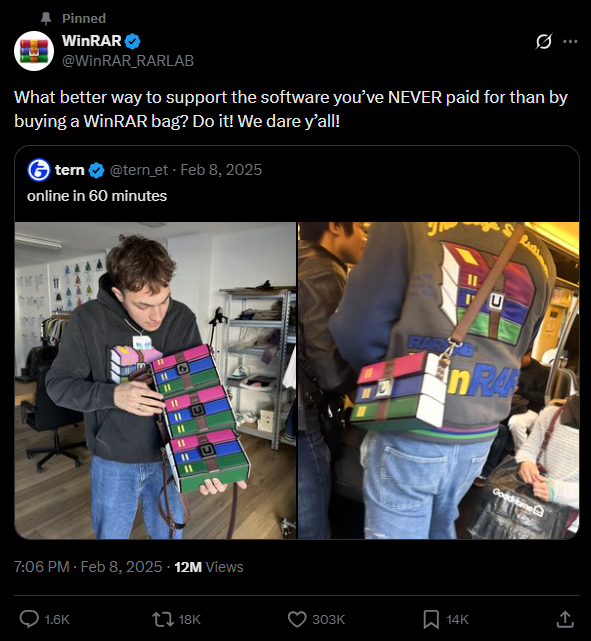個個都唔買點賺錢？WinRAR 永續「40日試用期」 原來官方默許用戶「白嫖」