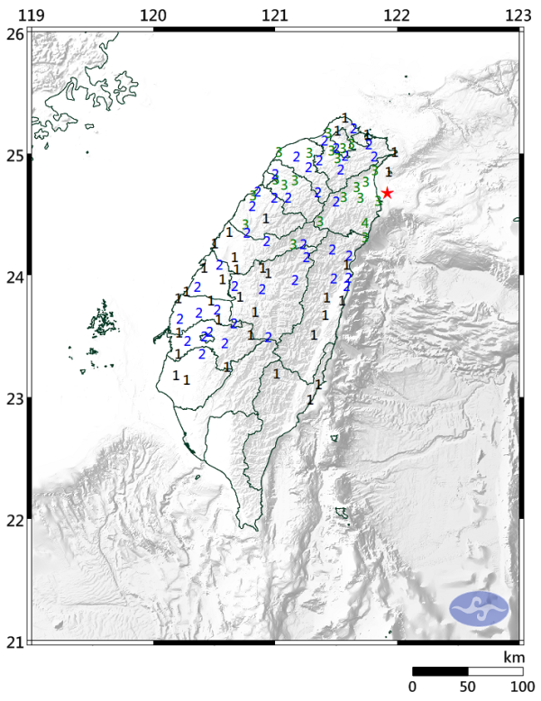 來源：台灣中央氣象署