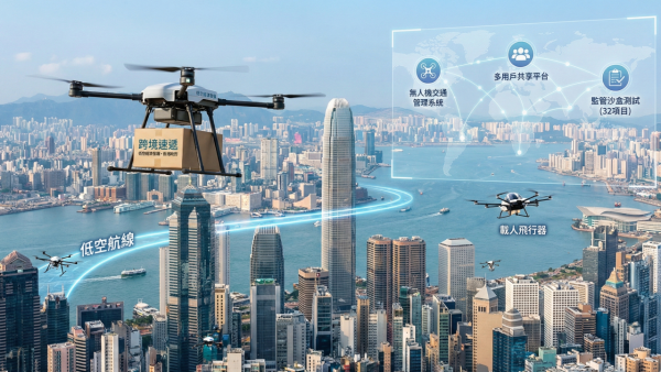 財政預算案2026｜本港交通智能化　推行無人機應用航線　年內啟用自動駕駛「航天走廊」