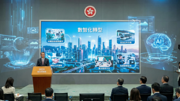 財政預算案2026｜政府公共服務 AI 化　勞工處智能配對幫你搵工　AI 實時預測評估水浸 / 山泥傾瀉風險